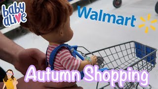 Baby Alive Autumn Goes to Walmart  Kelli Maple [upl. by Nahgam402]