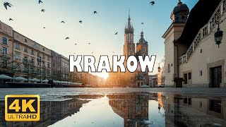 Krakow Poland 🇵🇱  4K Drone Footage [upl. by Nnarefinnej692]