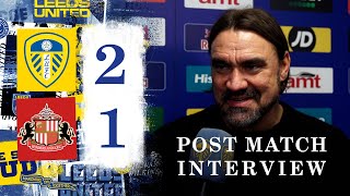 “These are the best nights”  Daniel Farke reaction  Leeds United 21 Sunderland [upl. by Corbie]