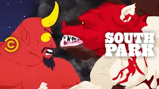 ManBearPig vs Satan  South Park [upl. by Albur]