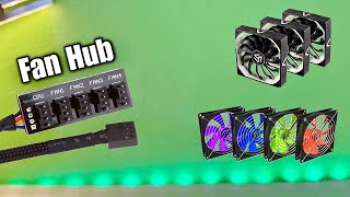 5x Fan Splitter Hub For PC [upl. by Hteik]