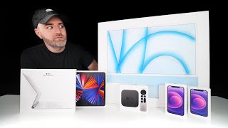 HUGE Apple Unboxing Extravaganza 2021 [upl. by Hoj]