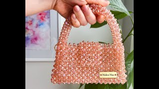 CRYSTAL BAG TUTORIAL  PART 1  BASE [upl. by Arykahs]