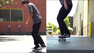 THE DIFFERENCE BETWEEN INWARD HEELFLIPS AND PRESSURE FLIPS [upl. by Nonnel]