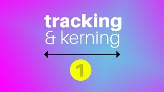 The BEST Way To Understand Tracking amp Kerning Typography [upl. by Annaliese449]