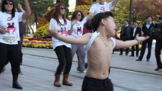 Gangnam Style Experience with Little Psy French KPop Fans in Seoul [upl. by Drawets]