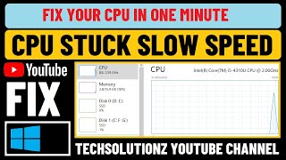 How to Fix CPU Stuck at Frequency in Windows 10  Stuck CPU at 07 GHz or 09 GHz CPU Stuck [upl. by Sothena]