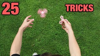 25 FIDGET SPINNER TRICKS [upl. by Amara457]