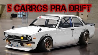 5 Carros para começar no DRIFT [upl. by Cheria]