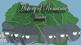 History of Romania  Animated Countryballs [upl. by Aerdma105]