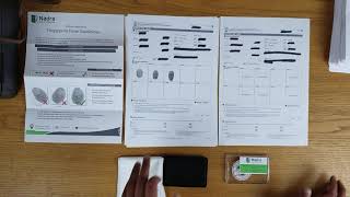 How to Complete the Fingerprint Biometric Form  Nadra Card Centre [upl. by Lamson]