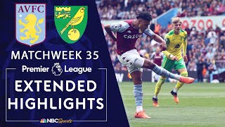 Aston Villa v Norwich City  PREMIER LEAGUE HIGHLIGHTS  4302022  NBC Sports [upl. by Hy]