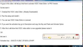 How to Activate VSDC Video Editor to Pro Version for free Part 1 [upl. by Columba]