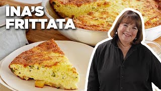 Potato Basil Frittata with Ina Garten  Barefoot Contessa  Food Network [upl. by Tserrof834]