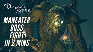 Maneater Boss Fight Royalty Class  Demons Souls [upl. by Llednil395]