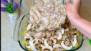 Простой Рецепт из Куриного Филе и Картошки в духовке быстро и вкусно На Ужин и на Праздник [upl. by Nnednarb]