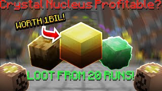 Crystal Nucleus profitable Loot from 20 runs  Hypixel Skyblock [upl. by Ygiaf]