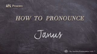 How to Pronounce Janus Real Life Examples [upl. by Lledniuq123]