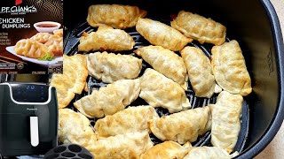 PF Chang’s Chicken Dumplings PotStickers 7qt PowerXL Air Fryer Steamer From Frozen Recipe [upl. by Aivax]