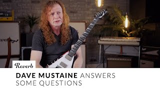 Dave Mustaine Answers Some Questions  Reverb [upl. by Jone]