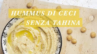 Hummus di ceci senza tahina RICETTA FACILE E VELOCE  Freeats [upl. by Odell]