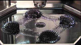 Ferrofluid Display  Programmable Liquid Metal Professional Exhibit [upl. by Nnylarej]