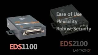 EDS1100  EDS2100 Product Introduction  Lantronix [upl. by Thurlow]