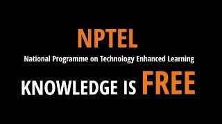 NPTEL  Knowledge is FREE [upl. by Braca324]