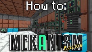 How to Mekanism  The Basics Minecraft 1165 [upl. by Forkey552]