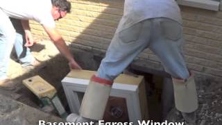 Egress Window and Well Installation Michigan  YouTube [upl. by Sugirdor]