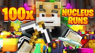 100 NUCLEUS RUNS Max Speed  Hypixel Skyblock [upl. by Eixid]