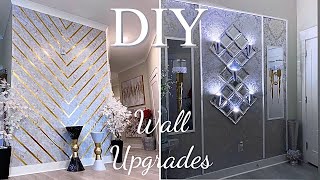 WALL UPGRADES IN A RENTAL HOW TO COVER LARGE WALLS HOME IMPROVEMENT DIY [upl. by Tedi]