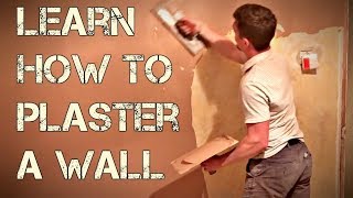 How To Plaster A Wall  Plastering For Beginners [upl. by Narra]