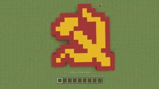 How to Build the USSRs Symbol Minecraft Tutorials [upl. by Mcripley266]