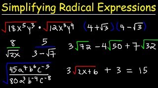 Simplifying Radical Expressions  Practice Problems [upl. by Alisun]