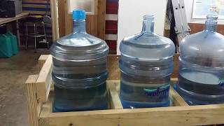 Simple 5 gallon containers water rack system [upl. by Noram412]