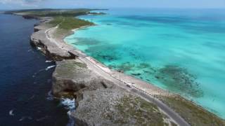 Glass Window Bridge  Eleuthera Bahamas click HD [upl. by Annaid181]