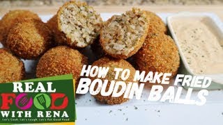 How to Make Fried Boudin Balls [upl. by Anigriv]