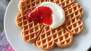 Norwegian Waffles recipe  Easy fluffy classic [upl. by Oconnor]