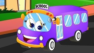 Wheels on the bus childrens song  Nursery rhymes [upl. by Ansell44]