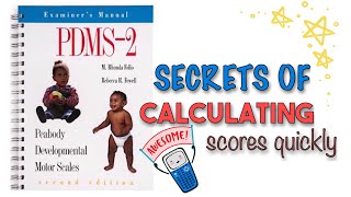 Peabody Developmental Motor Scales PDMS2 l Scoring Converting Interpreting Scores OT therapists [upl. by Poll]