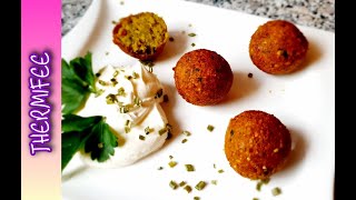 FALAFEL  Kichererbsenbällchen  super easy  Thermomix® TM6  Thermifee® [upl. by Coffee]