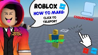 ROBLOX STUDIO  How to make a Click to Teleport Feature Mouse Location Easy [upl. by Burkhardt]