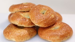 How to Make Bagels  Easy Homemade From Scratch Bagel Recipe [upl. by Gerge]