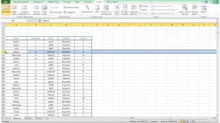 Excel  podstawy Blokowanie kolumn i wierszy [upl. by Verney]