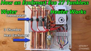 How the EcoSmart ECO 27 Electric Tankless Water Heater Works [upl. by Sidalg]