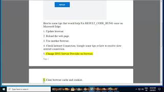 Fix RESULTCODEHUNG error on Microsoft Edge 2023 Updated [upl. by Hanshaw]