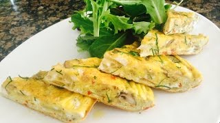 Italian Frittata Recipe [upl. by Sixele]