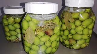 Conserva di olive verdi in salamoia [upl. by Aisital]