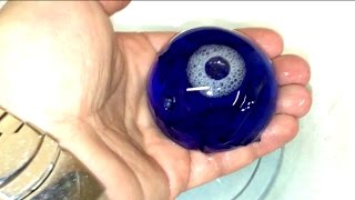 Edible Water Balls Liquid Polymer Balls Part 1 [upl. by Euqinomod304]